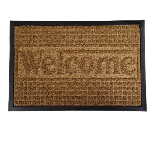 Washable Oriental Style Reversible Rubber Door Mat with Custom Logo for Office and Outdoor Use