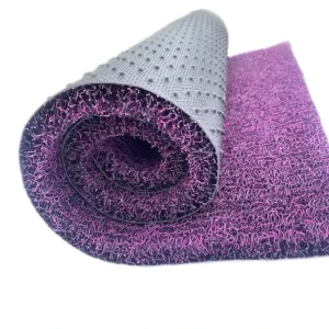 Washable PVC Coil Mat Roll Spaghetti Mat Doormat Waterproof Outdoor Carpet