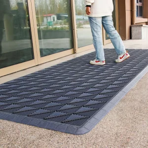 Washable PVC Interlock Modular Anti-Fatigue Entrance Exit Doormat for Home Hotel Office or Outdoor