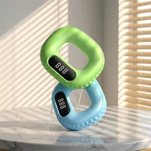 Washable Sweatproof Silicone-Wrapped Electronic Hand Grip Counter with Ergonomic Design for Hand Rehabilitation