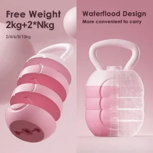 Water-Filled Portable Small-Size Kettlebell for Home Fitness Training