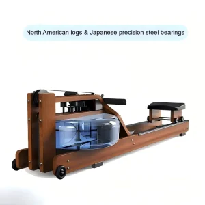 Water Resistance Rowing Machine for Home Use Wood ABS Iron EVA