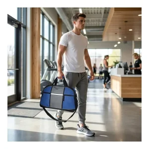 Water-Resistant Multi-Pocket Reinforced Travel Bag for Athletic Training and Outdoor Adventure