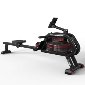 Water Rowing Machine Indoor Cardio Fitness Equipment Smooth Resistance Full Body Workout Training for Home Commercial Gym
