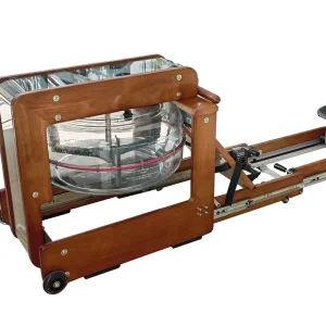 Water Rowing Machine, Wood Construction, Adjustable Resistance, Foldable, Commercial Use