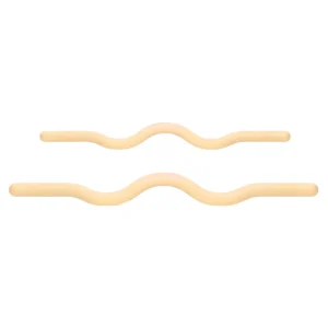 Water-Washable Barbell Crossbar Pad Ergonomic Curved Design with Silicone Edging