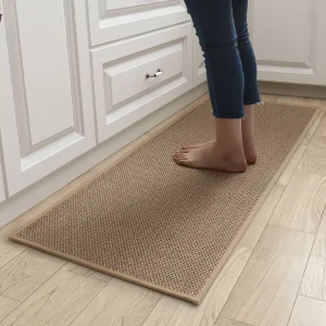 Water- and Oil-Absorbing Anti-Slip Dirt-Resistant Cotton and Linen Door Mat