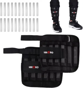 Waterproof Adjustable Removable PU Leather Unisex 300 g Lace-Up Ankle and Wrist Weights for Strength Training