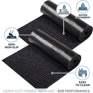 Waterproof Anti Slip P Carpet Heavy Pressure Resistance Striped Pattern Polyester Matte
