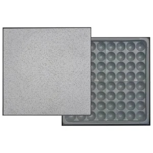 Waterproof Anti static Server Room Steel Raised Floor Cover PVC Anti static Flooring Tiles