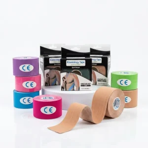 Waterproof Breathable CE Latex Kinesiology Tape Sports Bandage