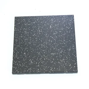 Waterproof EPDM SBR Rubber Gym Flooring Shock Absorption Anti Slip Noise Insulating Interlocking Design