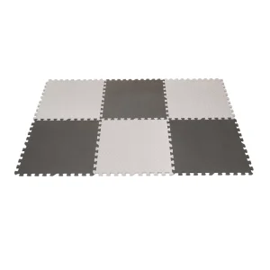 Waterproof EVA Gym Flooring Mats with Anti-Slip Bottom, Soft and Washable, REACH Compliant for Home Gyms and Cardio Zones