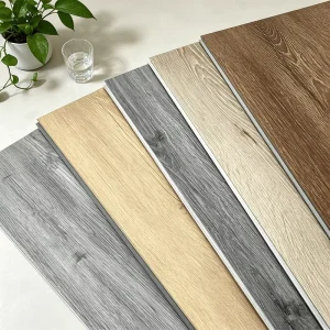 Waterproof Indoor Plain-Surface Click-Installation Wood-Texture Vinyl Plank SPC Flooring