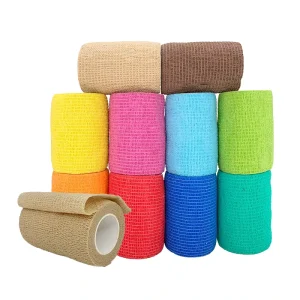 Waterproof Nonwoven Cohesive Bandage for Horse Medical Use Self-Adhesive