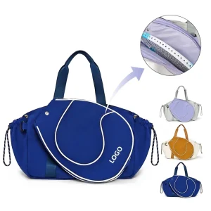 Waterproof Nylon Lightweight 20-30L Sports Bag with Detachable Racket Compartment