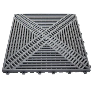 Waterproof Oil-Resistant Click-Lock Installation Free Sample Available Plastic Floor Tiles for Car Washes