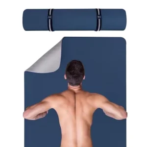 Waterproof PU Natural Rubber Yoga Mat and Exercise Pad with Non Slip Surface, Factory Manufacturer