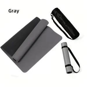 Waterproof PU Yoga Mat Easy Care Oilproof Natural Rubber Pilates Cardio Exercise OEM ODM Factory