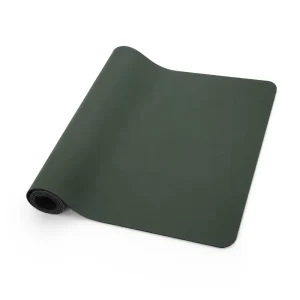 Waterproof PU Yoga Mat Easy-Clean Stain-Resistant Natural Rubber Cardio Exercise OEM ODM Bulk Manufacturer