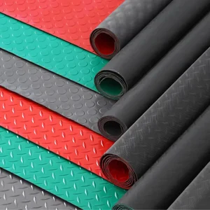 Waterproof PVC Anti-slip Floor Mat for Industrial Workshop Kitchen Parking Lot Use