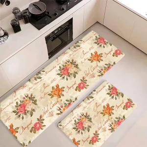 Waterproof PVC Foam Kitchen Mats, Anti-Fatigue, Non-Slip