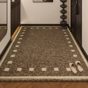 Waterproof Polyester Cushioned Door Mat Non-Slip Indoor Outdoor Washable Floor Mat