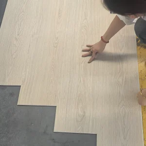 Waterproof SPC Vinyl Plank Flooring, Interlocking Click-Lock, Anti-Slip Wear-Resistant for Home and Hotel