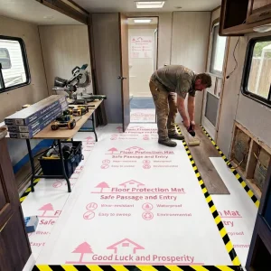 Waterproof Temporary Carpet Protective Film Floor Covering for Home Decoration