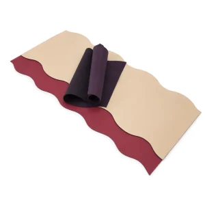 Wave Design PU Natural Rubber Yoga Mat CE BSCI Certified Non Slip Exercise Pad Custom Colors Supplier