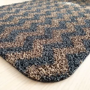 Wave Pattern Indoor Outdoor Floor Mat PP Grass Mat Roll Anti-Slip Welcome Doormat