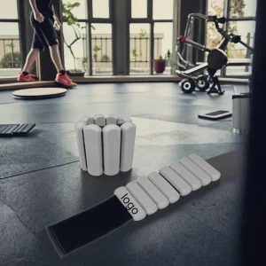 Wearable Adjustable Silicone Wrist and Ankle Weights Bracelet for Women