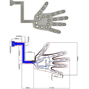 Wearable FSR Flexible Thin-Film Pressure Sensor for Grip Strength Measurement