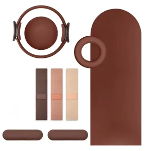 Weight Beam Silicone Nylon EVA Dumbbell Yoga Mat Home Gym Fitness Set Pilates Accessories Kit