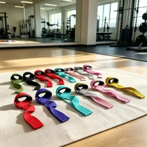 Weight Lifting Straps Heavy Duty Cotton Padded Wrist Support for Deadlift Powerlifting Gym Training Grip Aid Accessories