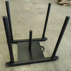 Weight Plate-Loaded Training Sled, Indoor Outdoor Push Pull, CrossFit Team Sports