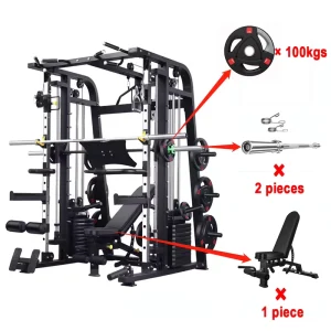 Weight Training Smith Machine Adjustable Power Rack