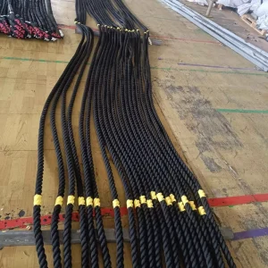Weighted Battle Ropes for Gym Exercise and Fitness Training