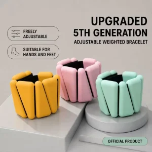 Weighted Silicone Wristband and Sandbag Ankle Bands, Unisex