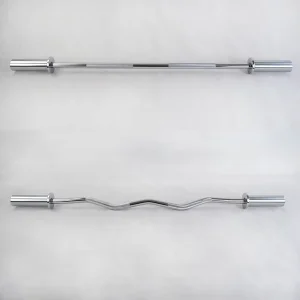 Weightlifting Barbell and Dumbbell Set with Threaded Rod