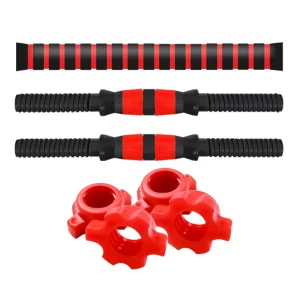 Weightlifting Fitness Accessories with Handles Barbell and Dumbbell Bars