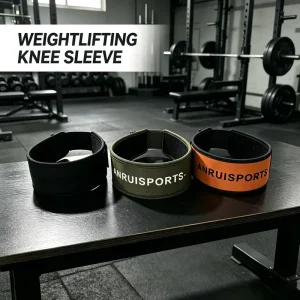Weightlifting Knee Compression Sleeves 7mm Neoprene Support for Squats & Powerlifting