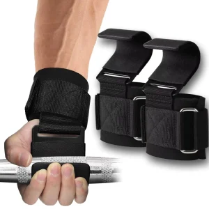 Weightlifting Pull-Up Wrist Hook Barbell Training Grip