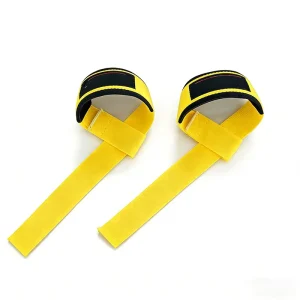 Weightlifting Straps with SBR Padding, Non-Slip Polyester-Cotton Wrist Straps