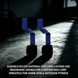 Weightlifting Wrist Straps Non-Slip Cotton Padded Wrist Cuff for Deadlifts, Pull-Ups, and Fitness Training