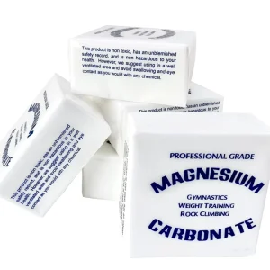 White Individually Wrapped Rock Climbing Chalk Blocks