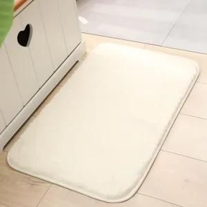 White Kitchen Floor Mat Wipe-Clean Doormat