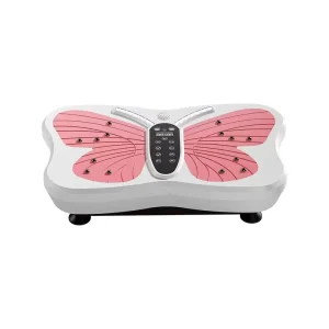 White Large Vertical ABS Vibration Plate Machine for Home Workouts