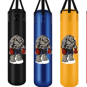 White MMA Boxing Punching Bag, 30 cm Diameter