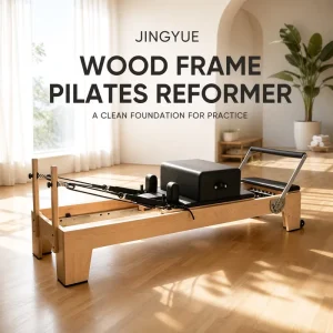 White Maple Pilates Reformer Bed for Yoga and Fitness